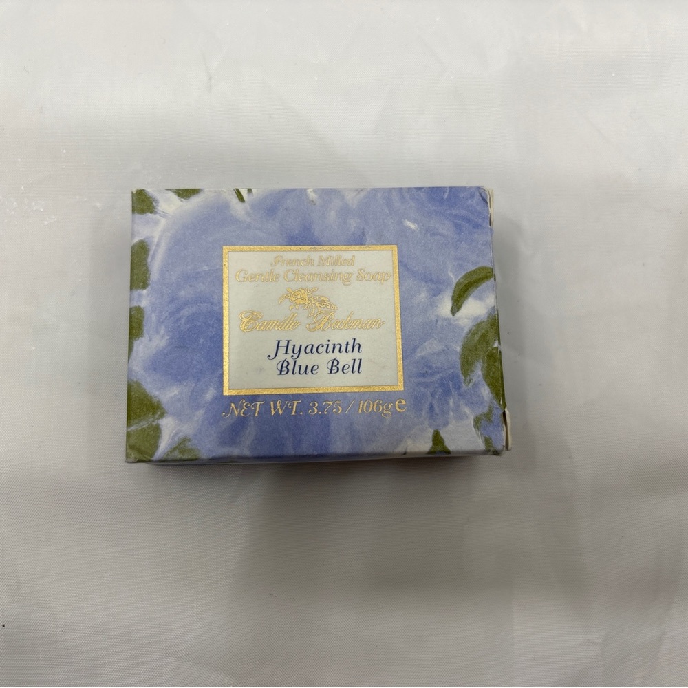 NEW Vtg Camille Beckman French Milled Gentle Cleansing Soap Hyacinth 3.75 oz